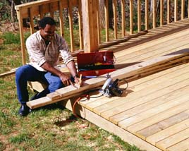 Building a wood deck with a design and plan makes it easy